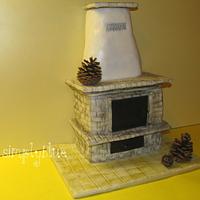 Fireplace cake
