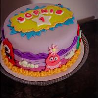 Yo Gabba Gabba First Birthday Cake
