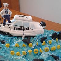 CAKE THE BOAT AND SAILOR