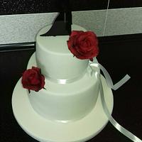 Simply the Best wedding cake