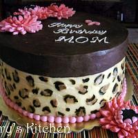 Leopard Cake - Mother's Birthday