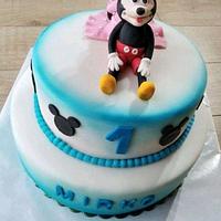 Double- sided cake "Mickey"