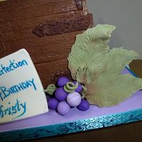 Wine Lover's Birthday Cake