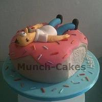 Homer Simpson/Doughnut Cake