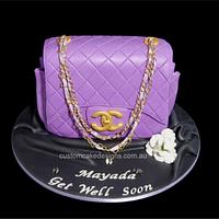 Purple Designer Bag Cake