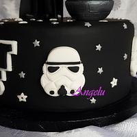 Star wars Darth Vader cake