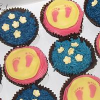 Baby Shower Cupcakes 
