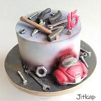Motor vehicle repair cake - Decorated Cake by Jitkap - CakesDecor