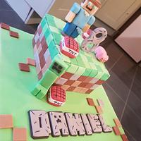 Minecraft cake 