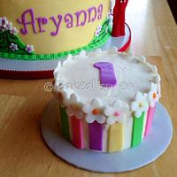 Yo Gabba Gabba 1st Birthday Cake