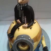 Minion 3D cake with Gru