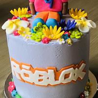 Roblox birthday cake!