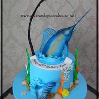 Blue Marlin Cake 