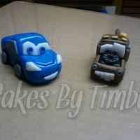 Cars Fondant Cupcake Toppers!