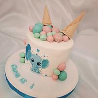 "Baby Elephant cake"