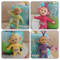 Cake with teletubbies