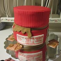 Peanut Butter Jar Cake