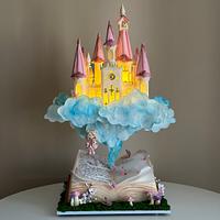 Fairy castle cake