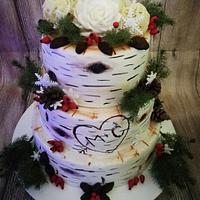 New Year's Wedding Cake