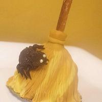 Witches Broomstick Cake