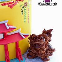 Okinawa cake for It's a Small World Collaboration