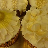 Gluten Free Floral cupcakes