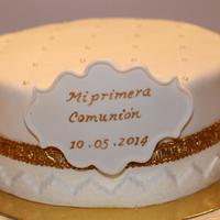 My first communion cake