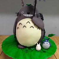 Totoro cake (tonari no totoro)