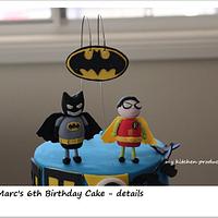 Batman and Robin Cake
