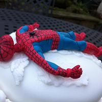 Jonathon's Spiderman Snowangel