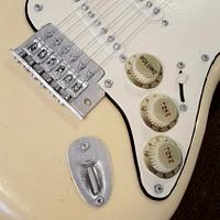 Fender Stratocaster Guitar Grooms Cake
