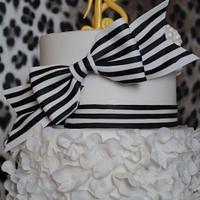 Black and White cake