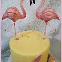 Flamingo  cake