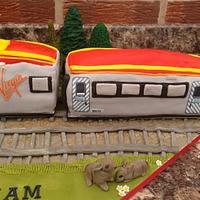 Virgin Train Cake