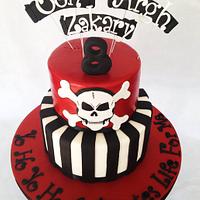 Two tier Pirate Cake