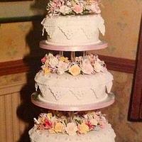 Bell wedding cake 