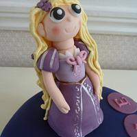 Rapunzel Inspired Cake