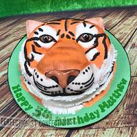 Matthew - Tiger Birthday Cake 