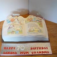 Pop Up Story Book cake - The enormous turnip