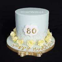 Floral 80th