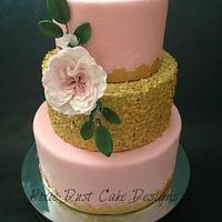 Simple Pink - Cake by Pixie Dust Cake Designs - CakesDecor