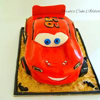 3D Lightning McQueen Cake !!!