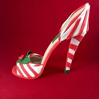 Christmas High Heel Shoe-Belle 