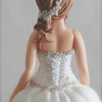 Bride (sugar paste modeling)