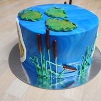 Fish inspiration cake 