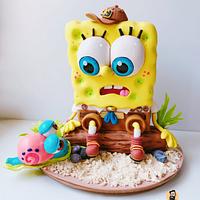 SpongeBob 3D cake 🧽