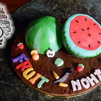 Fruit Ninja cake