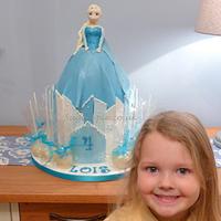 Elsa princess cake & cakepops