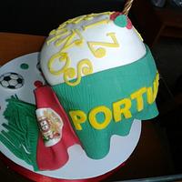 Portugal themed cake