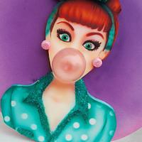 Bublle gum girl